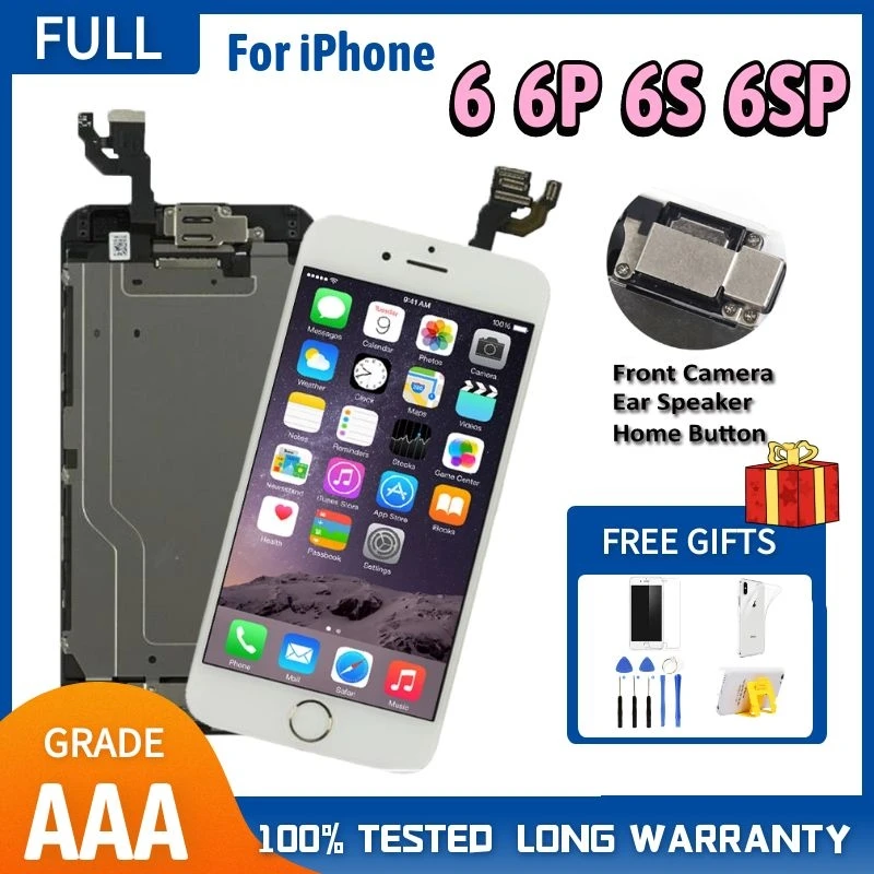 Полный комплект для iPhone 6 ЖК-экран сенсорный дигитайзер 6S Plus 6P 6SP панель +