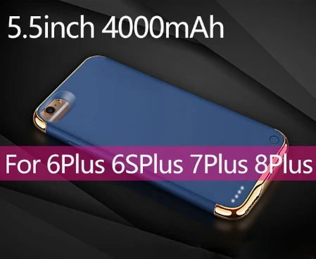 For 6 6S 7 8 plus Тонкий Ультратонкий чехол для батареи телефона для iphone 6 6s 7 8 3500 mAh/4000 mAh банк питания резервного копирования зарядное устройство чехол для iphone 6 6s 7 8 Plus - Цвет: For 6 6S 7 8 plus