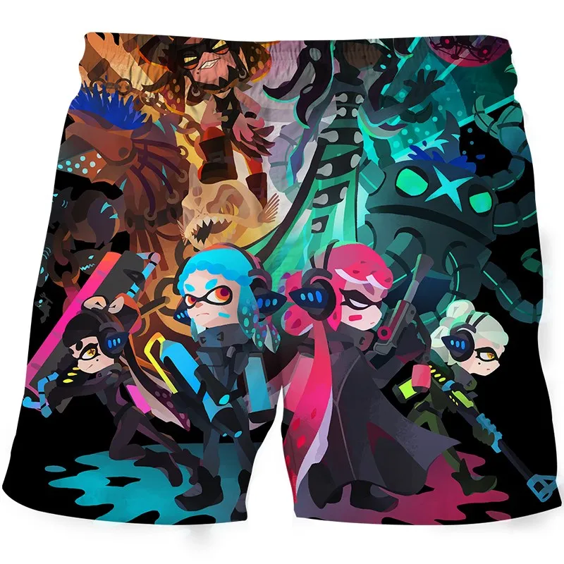 

Splatoon Shorts Boys Shorts Kids Funny Shorts 3D printing Children Cool Beach Summer Shorts Casual Pants Breathable Streetwear