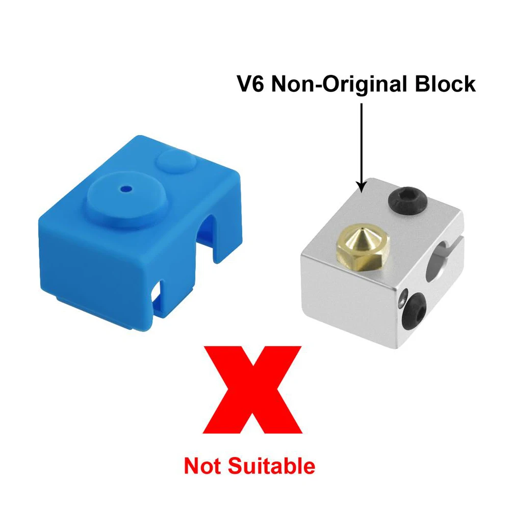 Запасные части для 3D-принтера V6 силиконовый высокотемпературный Резиновый рукав