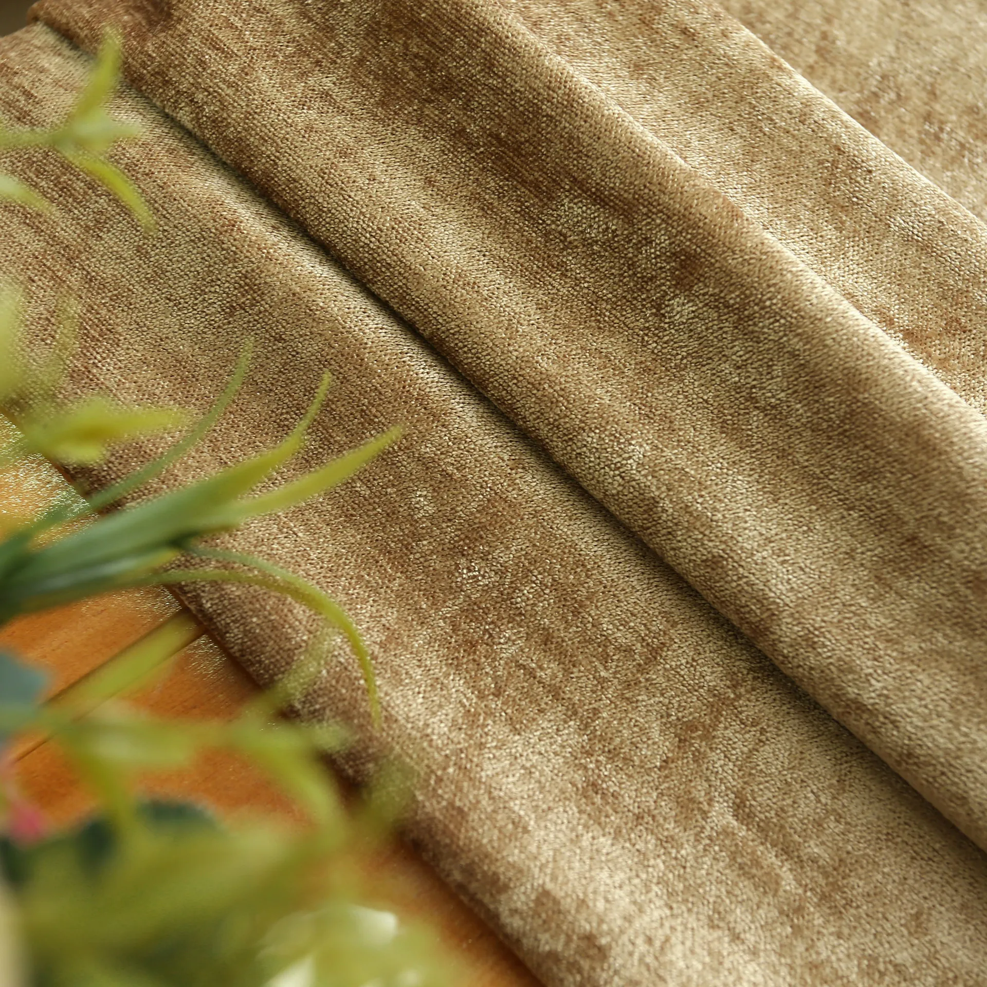 

European-style Curtains for Living Dining Room Bedroom High-end Living Room Valance Chenille Embroidery Fabric Curtains