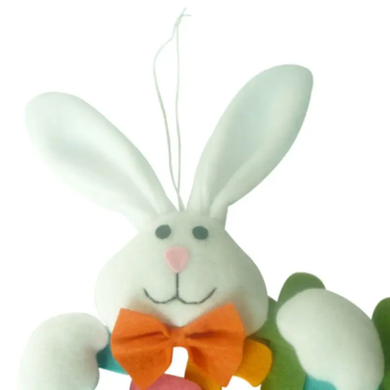 Яйцо охотничья вечеринка Декор Пасхальный милый кролик Письмо Отделка стен и