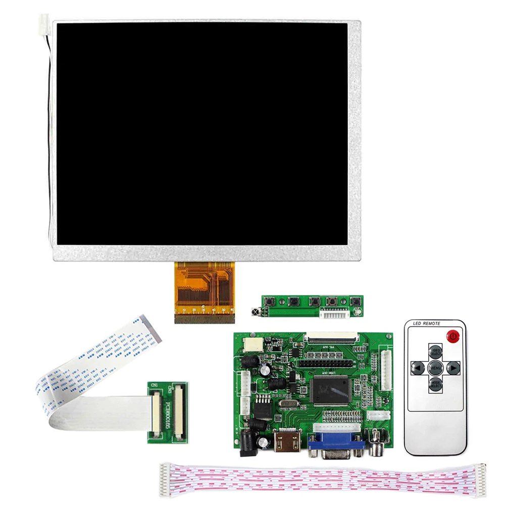 ЖК экран Latumab 7 дюймов CLAA070MA0ACW 800x600 LVDS TTL Tcon Board DVI VGA LCD Controller|ЖК-экраны и панели для