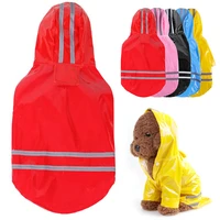pu raincoat for dogs cats apparel clothes wholesale summer outdoor puppy pet rain coat s xl hoody waterproof dog rain jackets