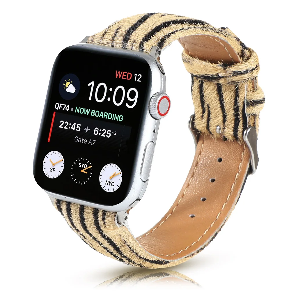 Ремешок плюшевый для Apple Watch Band Series 8 7 6 SE 5 4 3 сверхтонкий браслет 49 мм 41 45 40 44 38 -