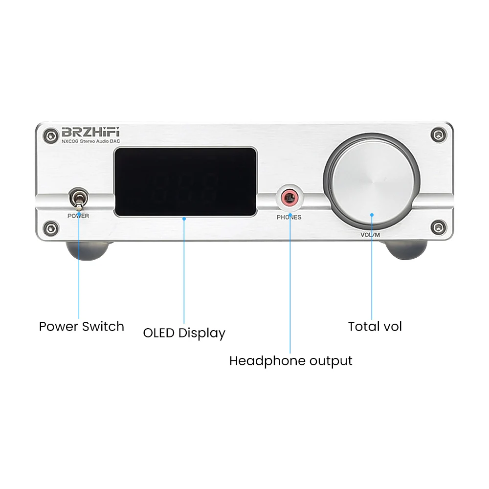 BRZHIFI NXC06 двойной аудио декодер AK4493 Bluetooth 5 0 AK4113 адаптер TPA6120 усилитель для