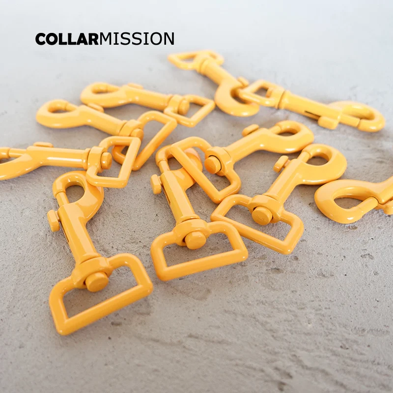 Metal orange colored baking paint dog clip hook durable and strong swivel snap zinc alloy Diy accessories CPK25O | Дом и сад