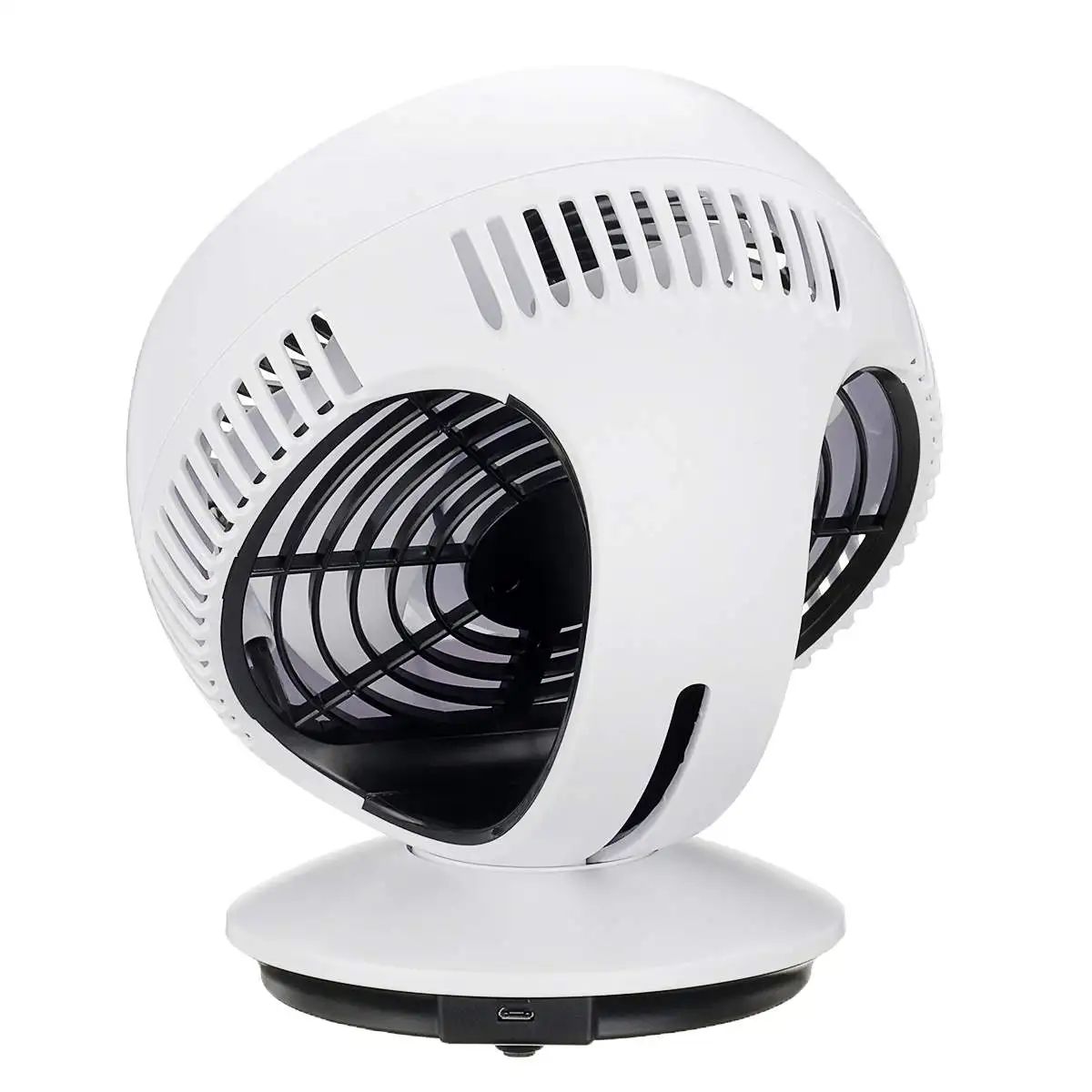 

AUGIENB Portable Electric Fans Mini Desk Fans / USB Rechargeable / 3-Speed / 270 Automatic Rotation / Six-leaf / Disassemble