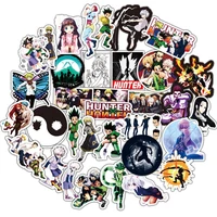 103050pcs hunter x hunter anime stickers stationery stickers waterproof decal for suitcase skateboard motorcycle classic toy