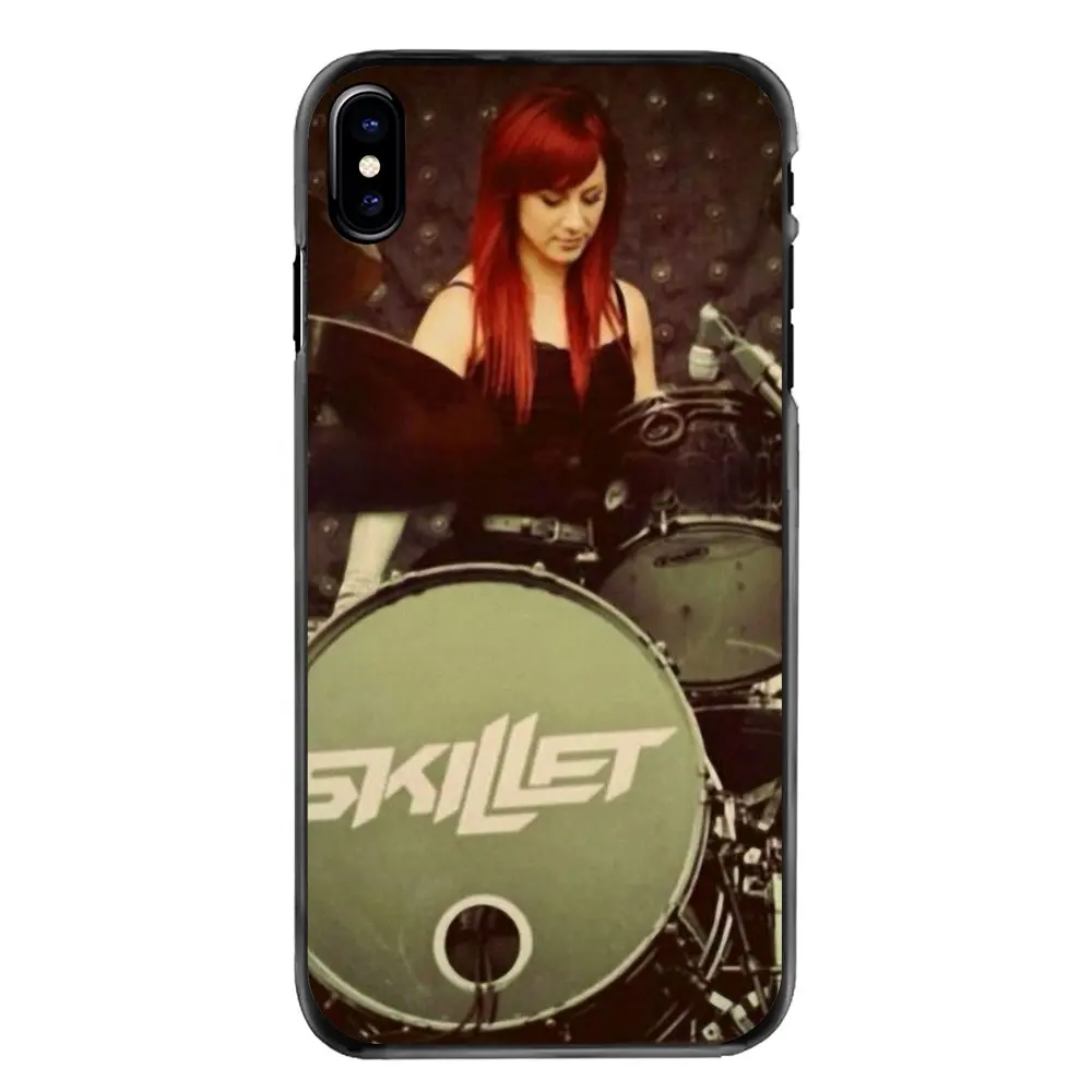 Бренд Skillet рок логотип Джон Купер постер кожаный чехол для телефона Iphone 4 4s 5 5S 5C SE 6
