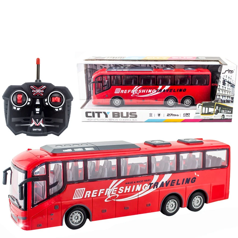 4CH Electric Wireless Remote Control Bus With Light Simulation School Tour Model Toy | Игрушки и хобби