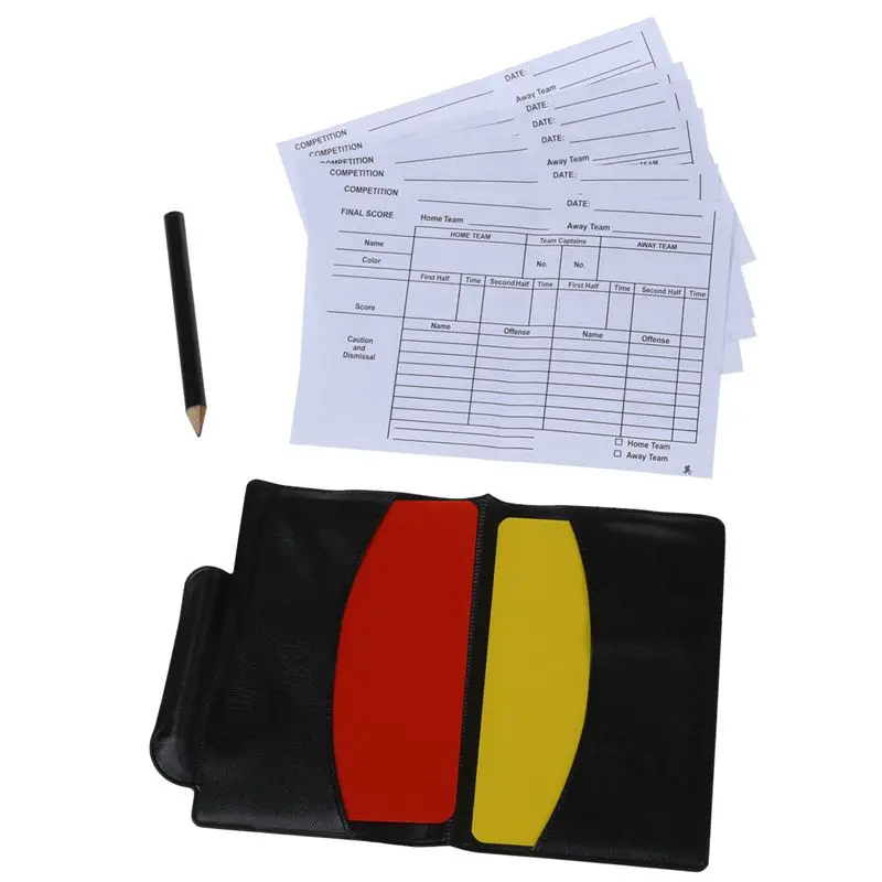 Box for football match referee red and yellow cards | Спорт и развлечения