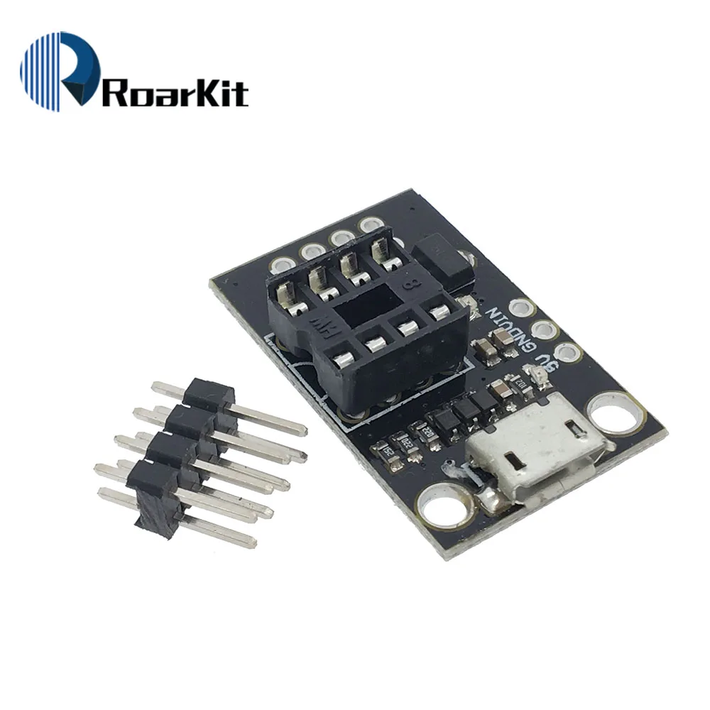 Подключаемая макетная плата для ATtiny13A/ATtiny25/ATtiny45/ATtiny85 редактор программирования