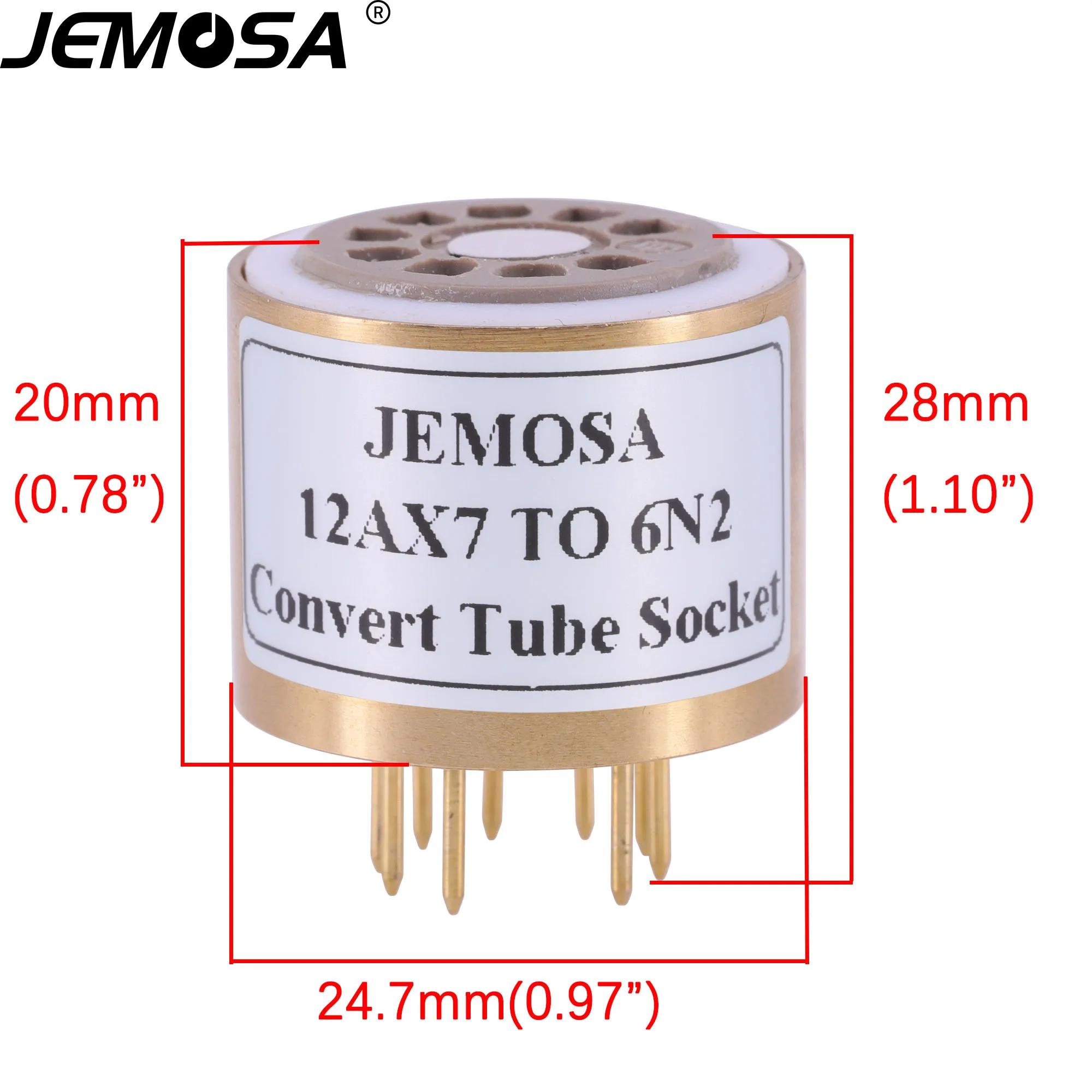 1 шт. 12AX7 12AU7 ECC82 ECC83 до 6N2 6N1 6N6 6922 ECC88 E88CC DIY Аудио Усилитель Вакуумный Трубчатый