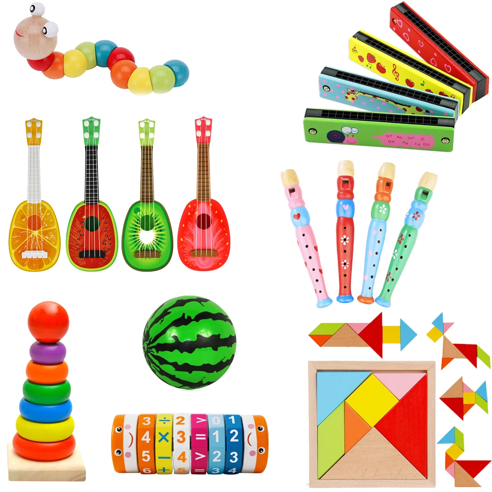 Wooden Montessori Toy Xylophone for Kids - Eight-Note Musical Educational Toy for Babies and Children image 3