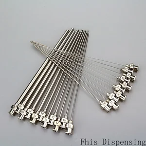 100mm Cannula Length Dispensing Needle (8G,10G,12G,14G...27G Optional) Blunt Tip All Metal 1pcs