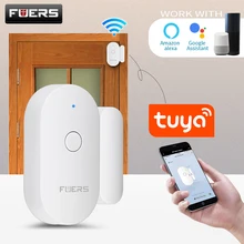 Fuers Tuya Smart Home WiFi Door Sensor Door Open Detectors Security Protection Alarm System Home Security Alert Security Alarm