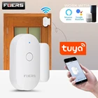 Fuers Tuya умный дом Wi-Fi датчик двери дверной датчик открытой двери охранная сигнализация система домашней безопасности оповещение охранная сигнализация