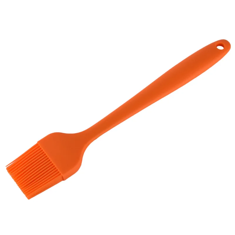 Orange Силиконовая щетка для торта, барбекю, для выпечки, хлеба, масла, соуса, щетка для барбекю, гриля, принадлежности для выпечки, инструменты для выпечки - Цвет: Orange