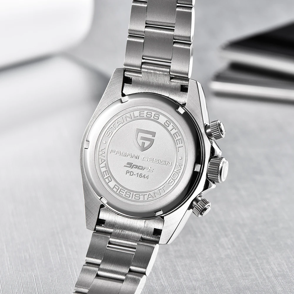 

Pagani Design Mens Watches Top Brand Luxury Watch Men Military Sports Watch Men Chronograph Quartz Watch Relogio Masculino+Box