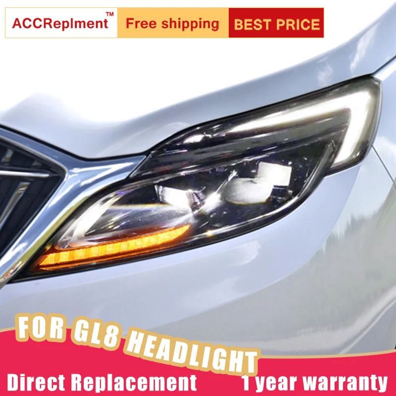 2 шт. светодиодный ные фары для Buick GL8 2017-2019 Автомобильные ангельские глазки