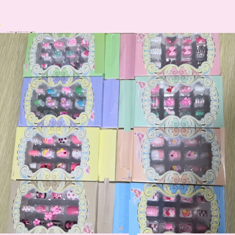 

Nail Stickers For Children Girl Safe Non-Toxic Cute Belt Diamond Waterproof Main Shiny Belt Diamond
