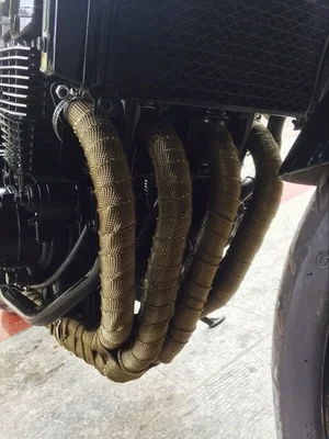 Теплоизоляционная лента для выхлопной трубы мотоцикла 5/10/15 м|Выхлопные и