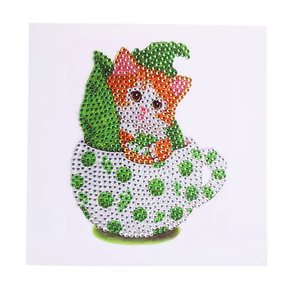 Алмазная открытка на день Святого Валентина поздравительные открытки сделай сам