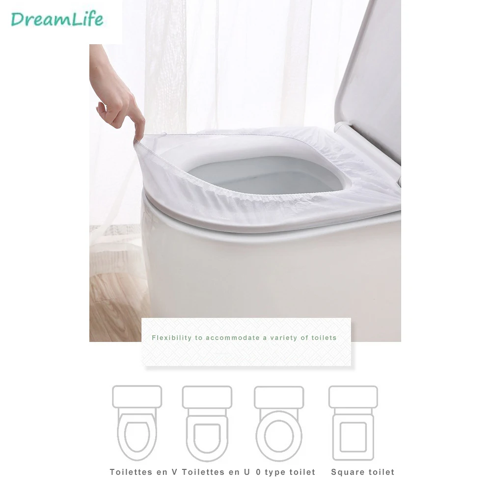 Одноразовые дорожные подушки для унитаза из нетканого материала подушка бумага