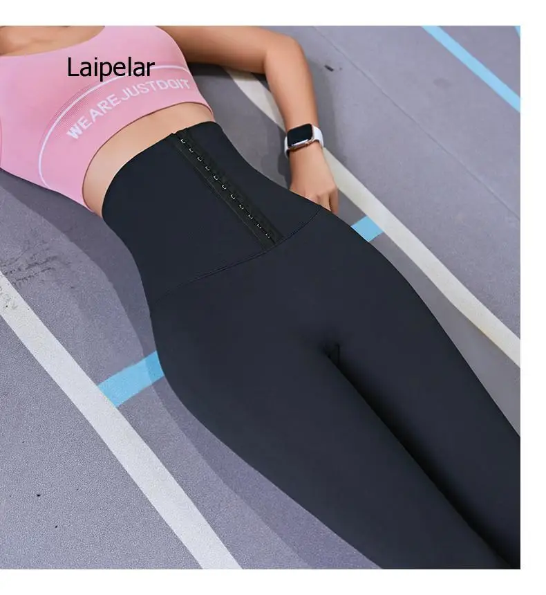 

2021 Pants High Waist Shapewear Corset Stretchy Tights Women Sports Push Up Running Fitness Leggings