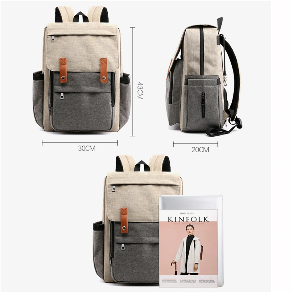 Модный женский рюкзак в стиле пэчворк многофункциональный для мамы