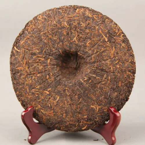 Весна Jujube аромат дворец золотой бутон 2014 Pu erh чай 357 г приготовленный торт спелый
