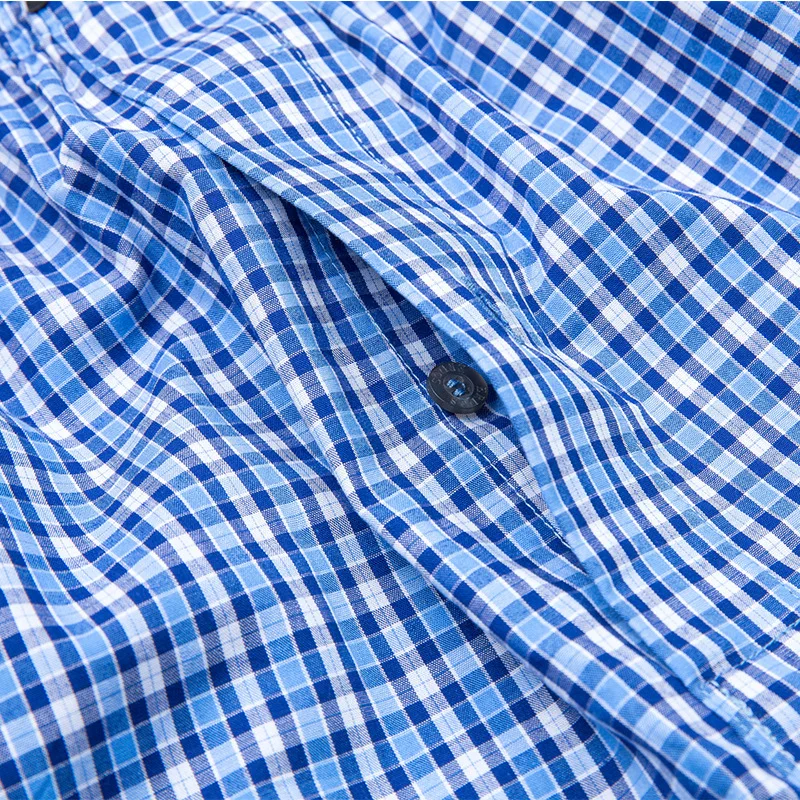 Нижнее белье из 100% хлопка мужские повседневные клетчатые штаны для сна удобные