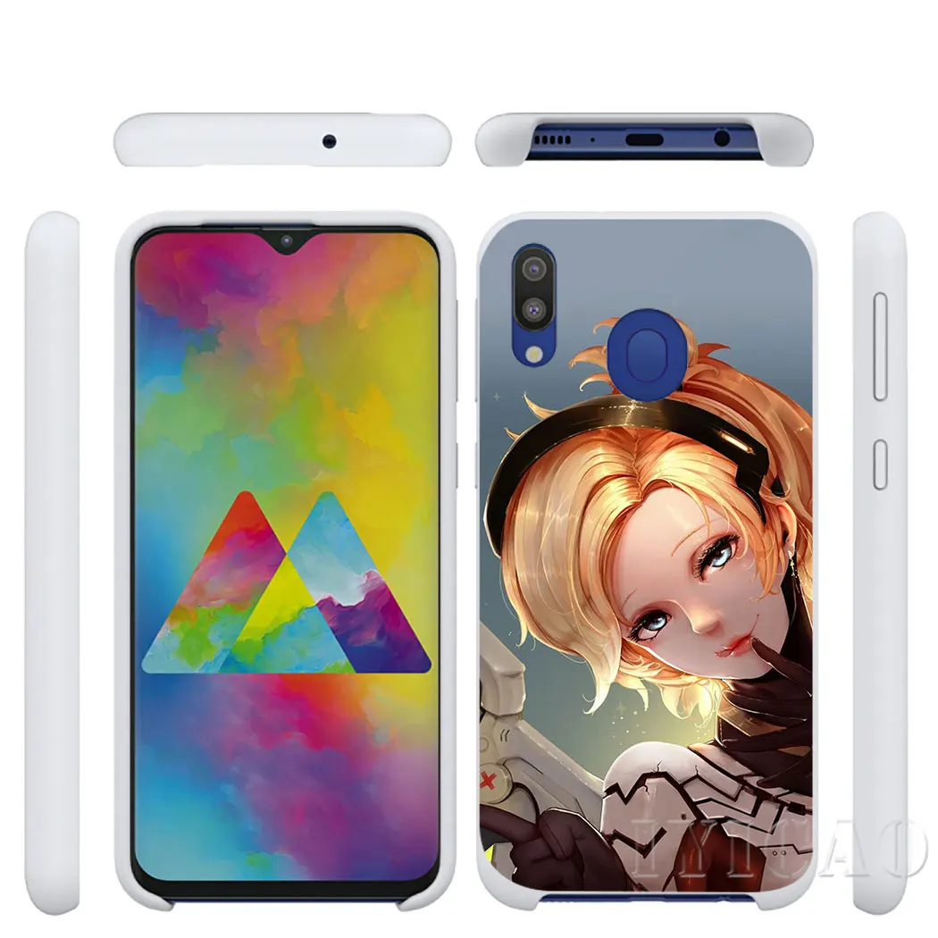 IYICAO Overwatch милости жесткий чехол для телефона samsung A2 A20e A70s J4 J8 J6 2018 Plus J7 Duo плюс Чехол