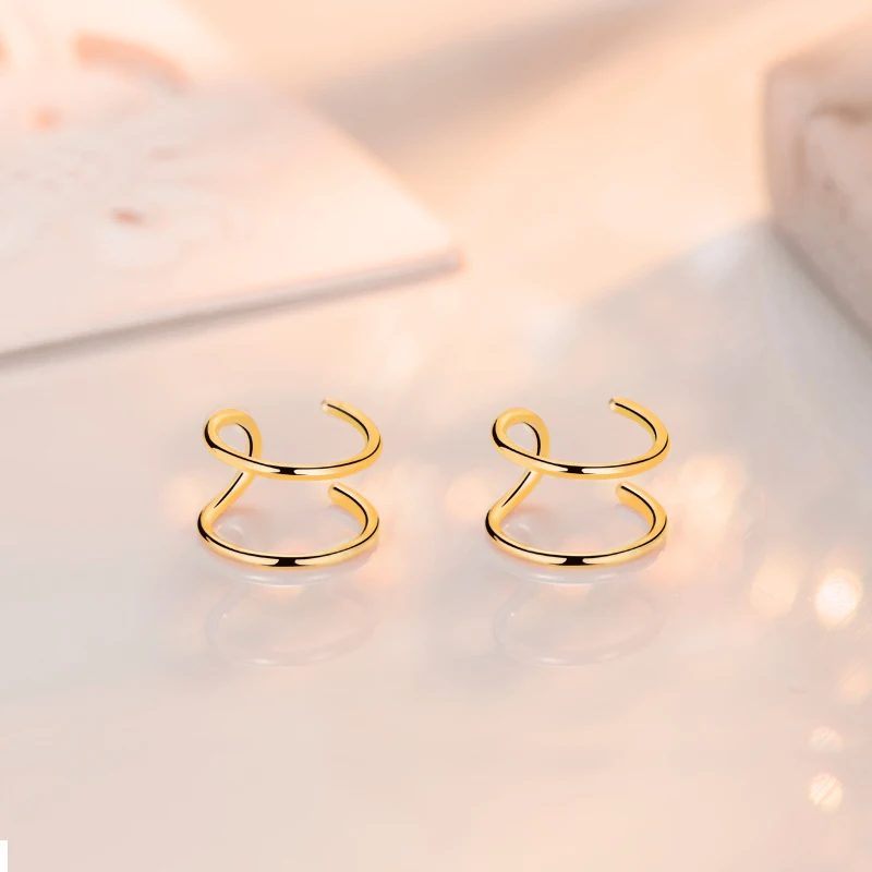 Серьги-каффы женские из серебра 925 пробы 2 шт./лот | Украшения и аксессуары