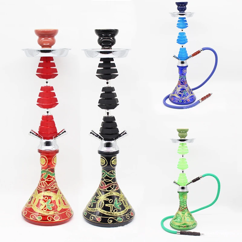 

Plus Size Acrylic Arab Shisha Hookah Set Chicha Narguile Complete Charcoal Tray Tong Filter Water Pipe Hooka Smoking Fittings