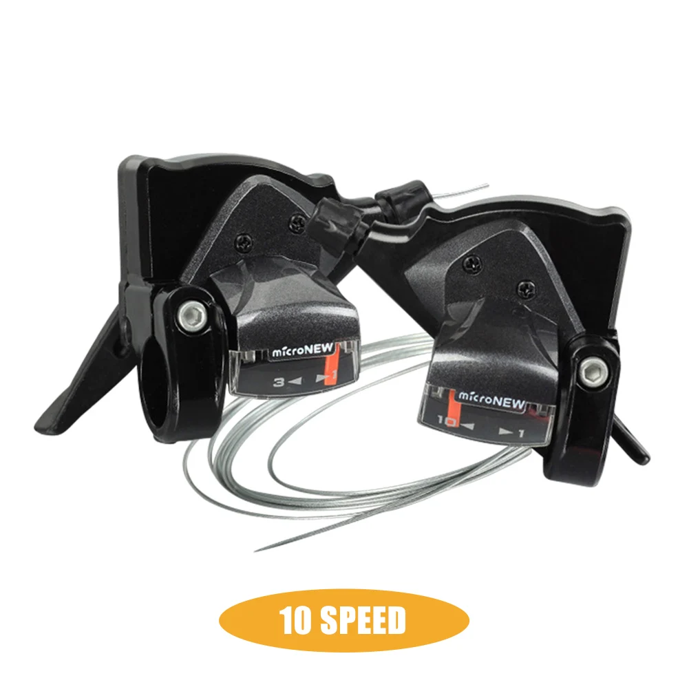 

Left+Right Mountain Bike Shifters w/ Shift Cables Outdoor Cycle 3 x 7/8/9/10/11 Speed Biking Entertainment for microNEW