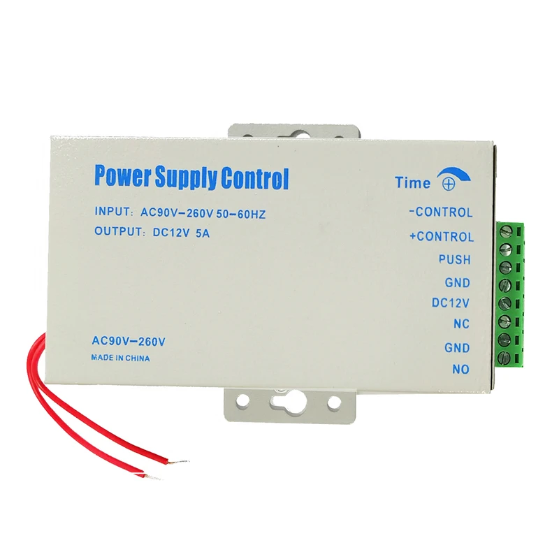 

DC12v5A 36W Power Supply Wide Voltage AC 110~240V 50-60HZ Electric Source for Door Access Control System Use
