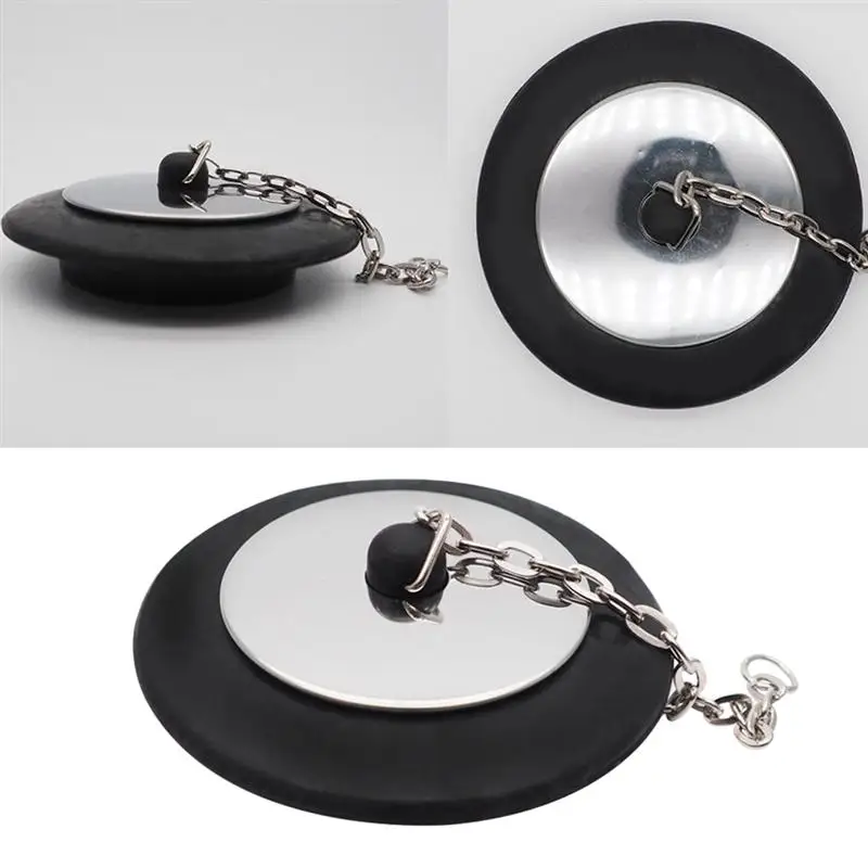 Пробка для слива ванны с резиновой дроссельной заслонкой цепью пробка ванной