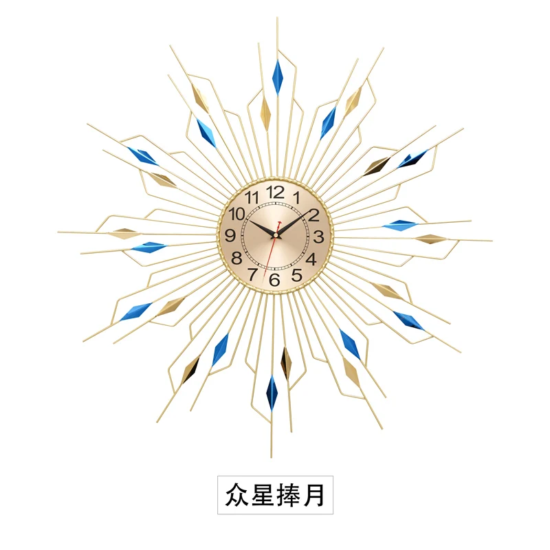 

Modern Design Wall Clock Electronic Silent Gold Large Creative Kitchen Wall Clock Living Room Orologio Da Parete Watch Wall