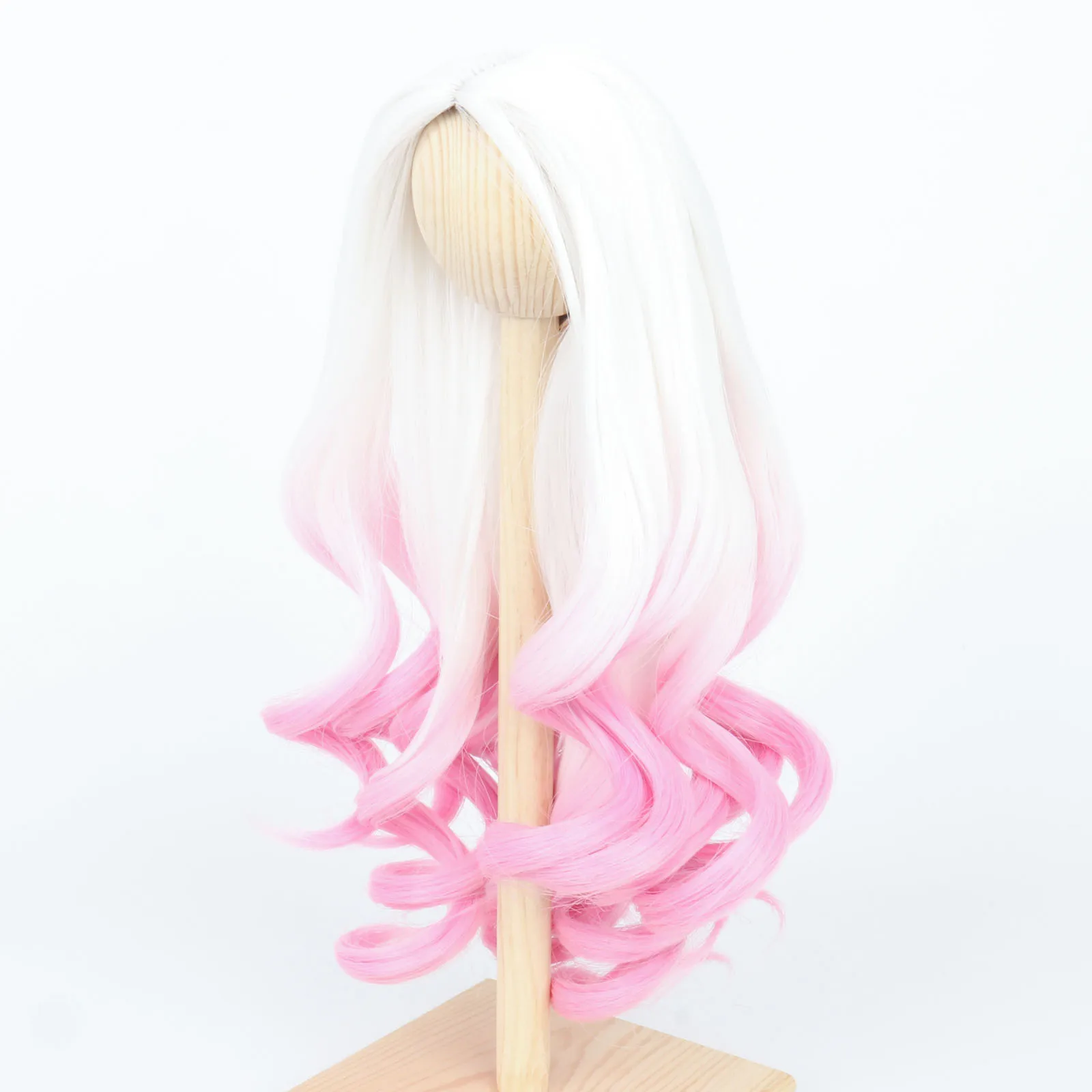 Парик для куклы Miss U Hair 8-9 дюймов 1/3 BJD MSD DOD Pullip Dollfie длинные вьющиеся окрашенные