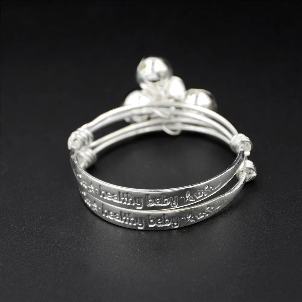 1 пара модных браслетов для малышей милые детские браслеты колокольчики браслет