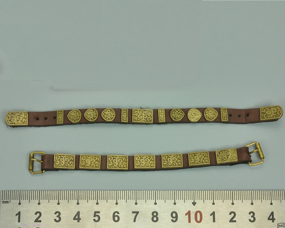 

1/6th KLG-R018 Old Vintage Ming Dynasty Dahan General Waist Belt Model For 12inch Body Doll Collectable