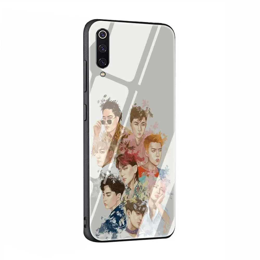 G5 EXO band k-pop kpop чехол из закаленного стекла для телефона Xiaomi mi 8 9 Red mi 4X 6A Note 5 6 7 Pro Pocophone F1 - Цвет: G5