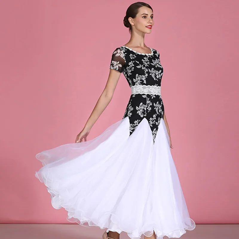 Платье для бальных танцев длинное платье костюмы танго испанское фламенко