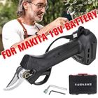 Электрический беспроводной секатор, секатор, эффективный секатор фруктовых деревьев, бонсай, электрический резак для резки ветвей деревьев для Makita, батарея 18 в