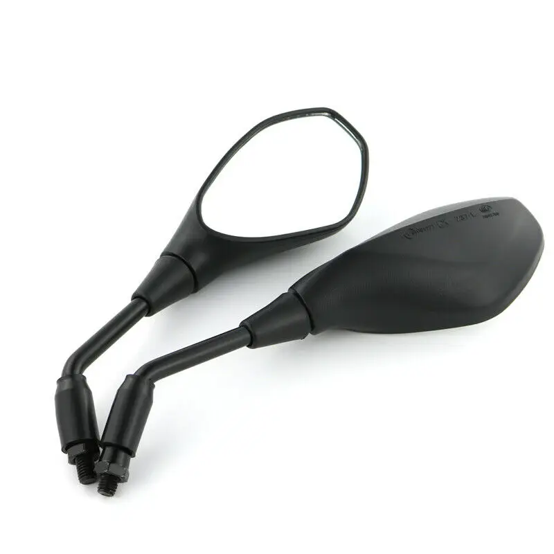 

Parts Motorcycle rearview mirror M10x1.5 2pcs Set Replacement End Black