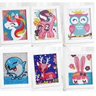 Компактный и легкий в использовании DIY 5d алмазная живопись Наборы полный дрель со стразами картина по номеру набора без рамки для начинающих 5.9X7.8 в