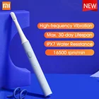 Оригинальная Xiaomi Mijia T100 Mi умная электрическая зубная щетка 2 скорости Xiaomi звуковая зубная щетка отбеливание Уход за полостью рта напоминание о зоне
