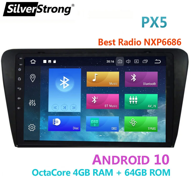 Автомобильное радио Android10.0 ForSkoda Octaiva A7 octavia 3 2013 2017 Android RDS GPS CANBUS ready|Автомагнитолы| |